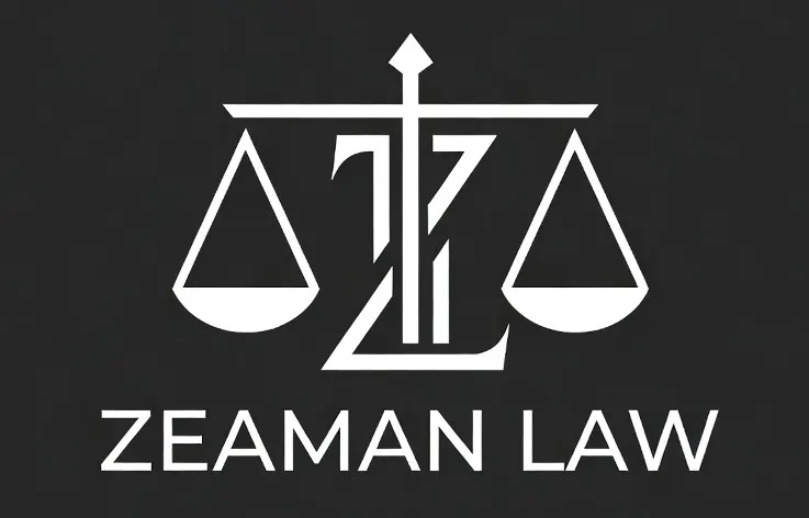Business logo for Zeaman Law